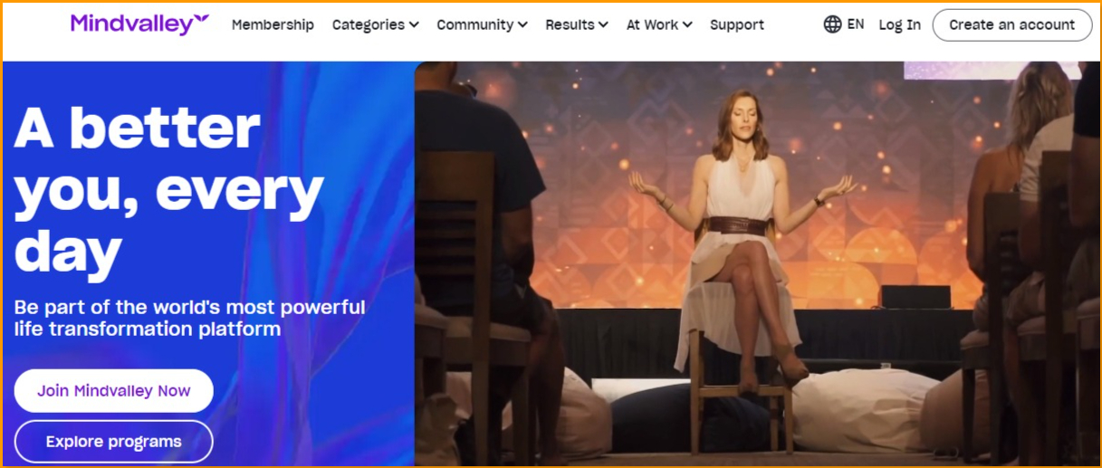 Mindvalley Official Web Page