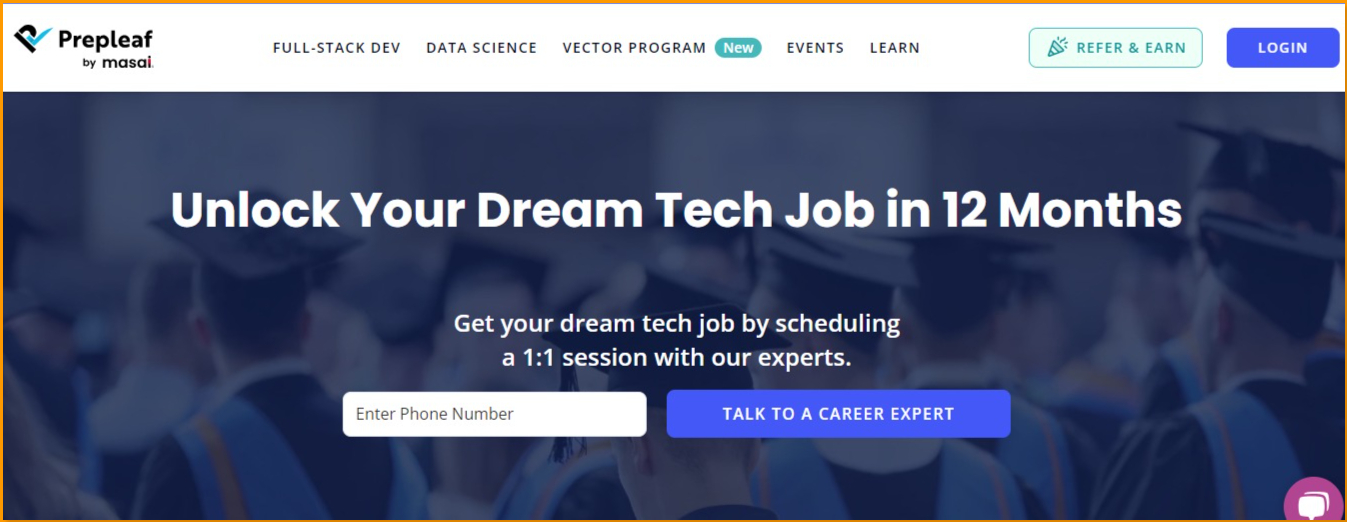 Prepleaf Home Page