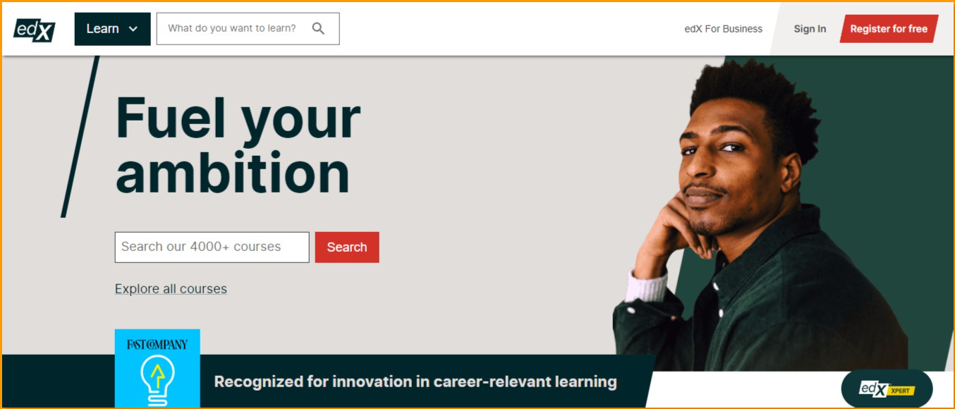 edX Home Page