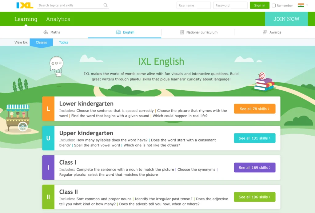 IXL - English
